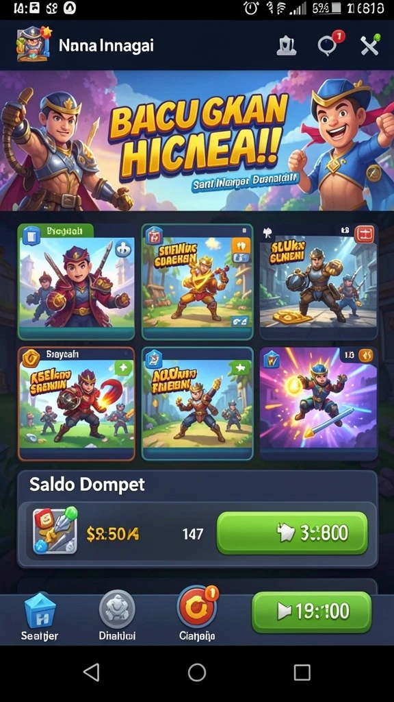 Mode multiplayer yang mendebarkan dan interaktif.