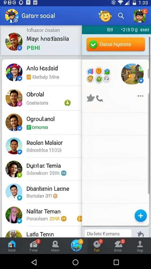 Karakter unik dengan kemampuan berbeda.