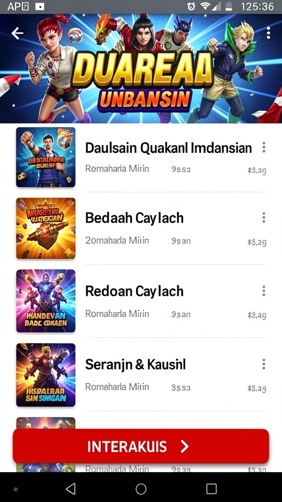 Tampilan antarmuka yang user-friendly dan menarik.