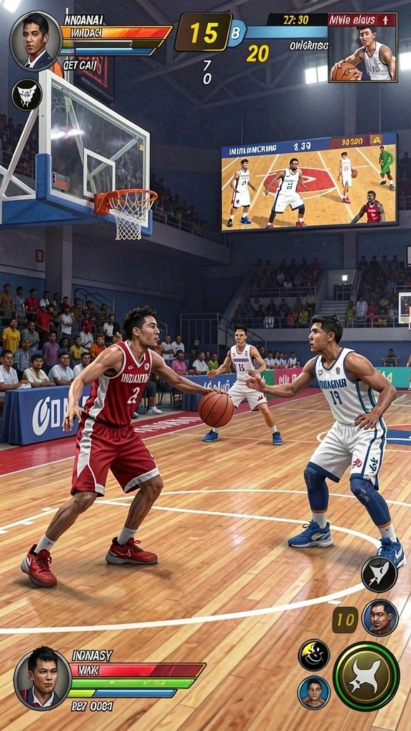 Fitur leaderboard untuk mengecek posisi pemain.