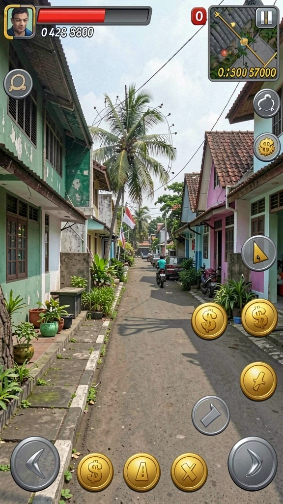 Tampilan antarmuka pengguna yang menarik.