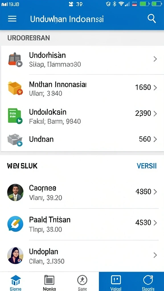 Tampilan antarmuka yang sederhana dan menarik.