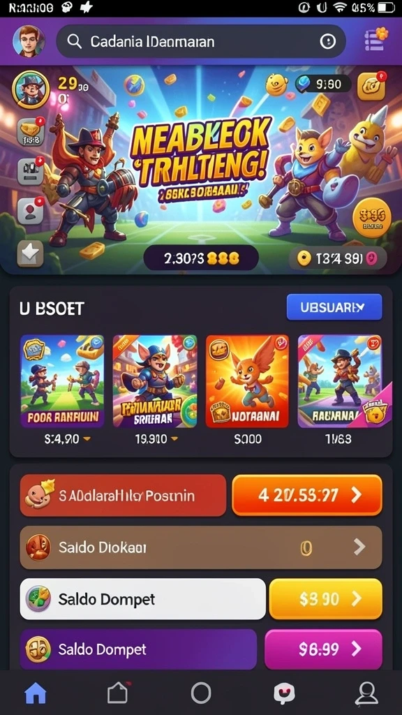 Tantangan harian yang menggugah semangat.