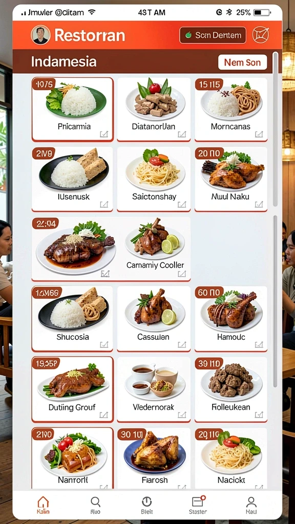 Tampilan antarmuka yang menarik dan mudah digunakan.