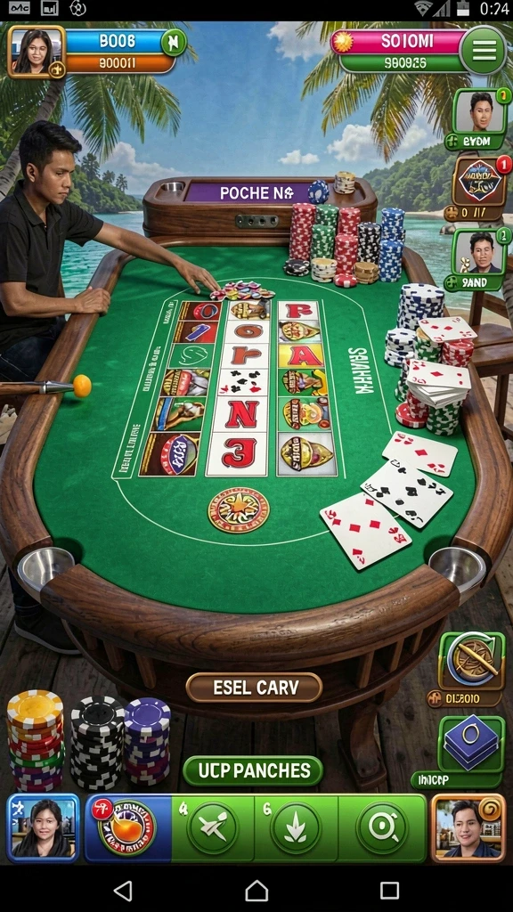 Tampilan awal permainan yang menarik dan informatif.