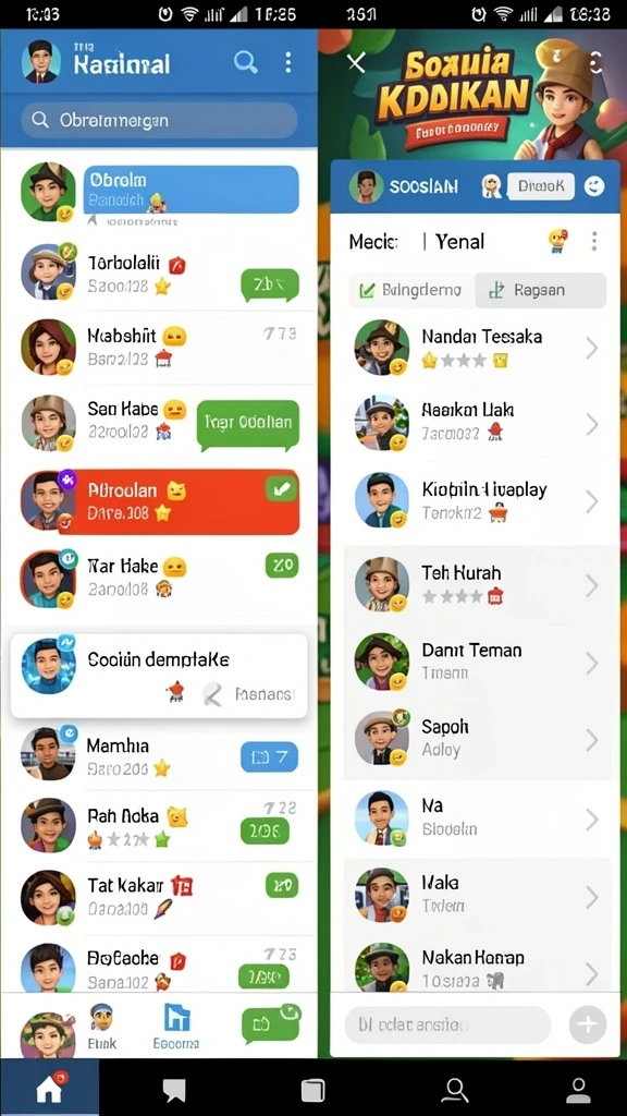 Grafis menawan yang membuat setiap permainan semakin menarik.