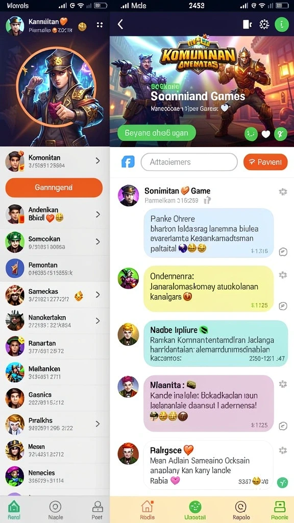 Tampilan antarmuka yang menarik dan user-friendly.