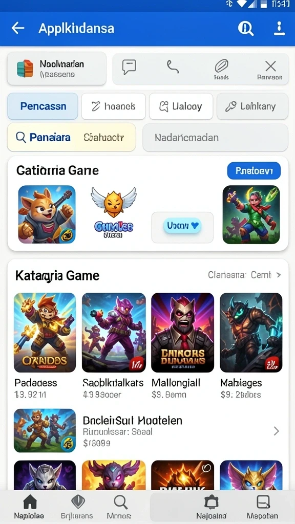 Screenshot menunjukkan karakter utama dalam aksi petualangan.
