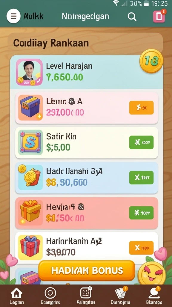 Tampilan permainan togel yang sederhana dan mudah dimengerti.