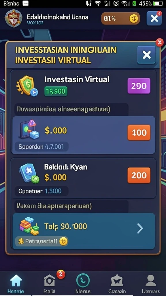 Fitur permainan live casino yang menghadirkan dealer langsung.