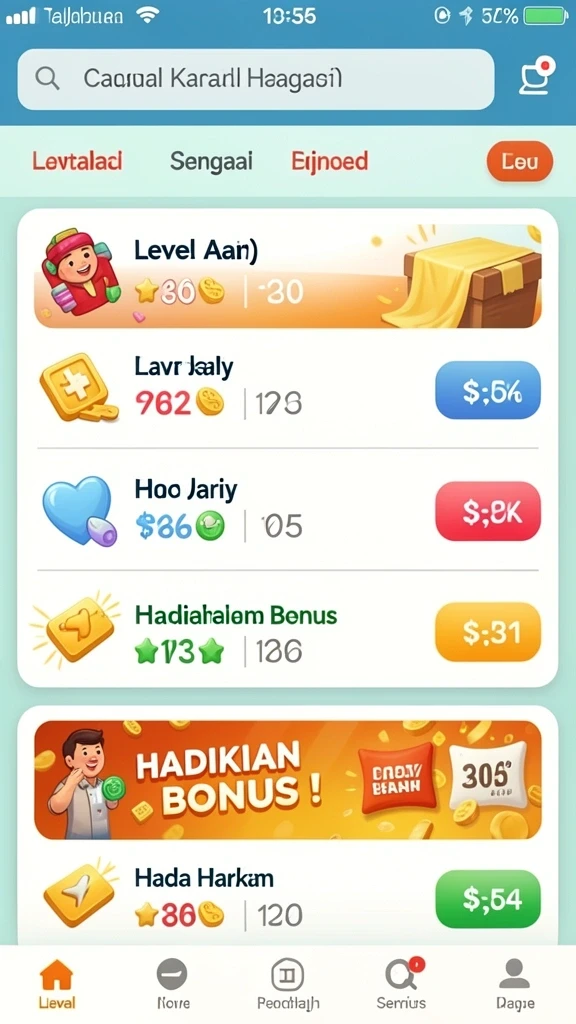 Bonus dan promosi menggiurkan setiap hari.