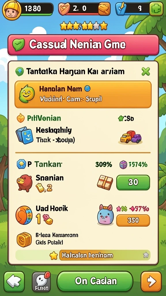 Tampilan grafis yang memukau dan interaktif.