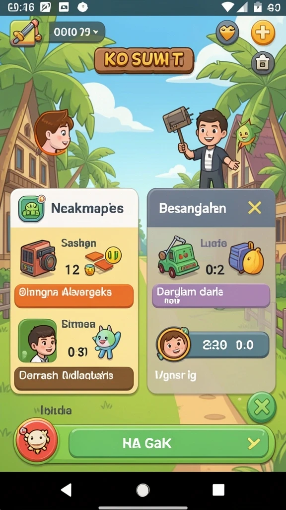 Tantangan baru yang selalu diperbarui dalam game.