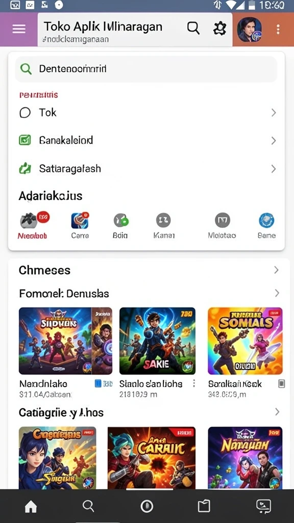 Tampilan antarmuka yang intuitif dan user-friendly.
