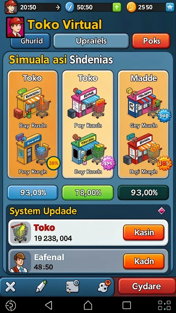 Sistem reward yang meningkatkan pengalaman bermain.