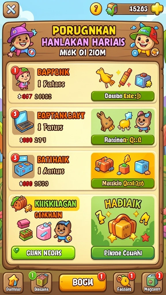 Fitur multiplayer untuk bermain bersama teman.