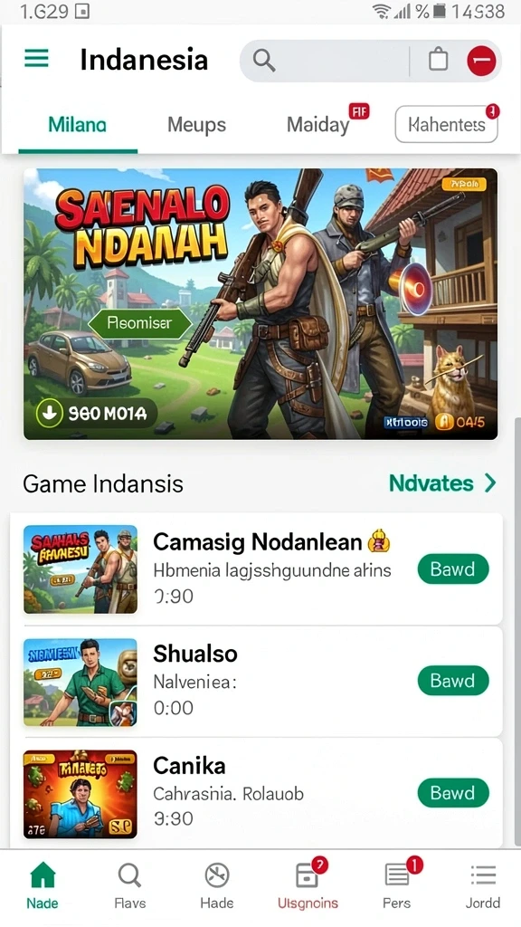 Tangkapan layar menampilkan karakter utama dalam aksi.