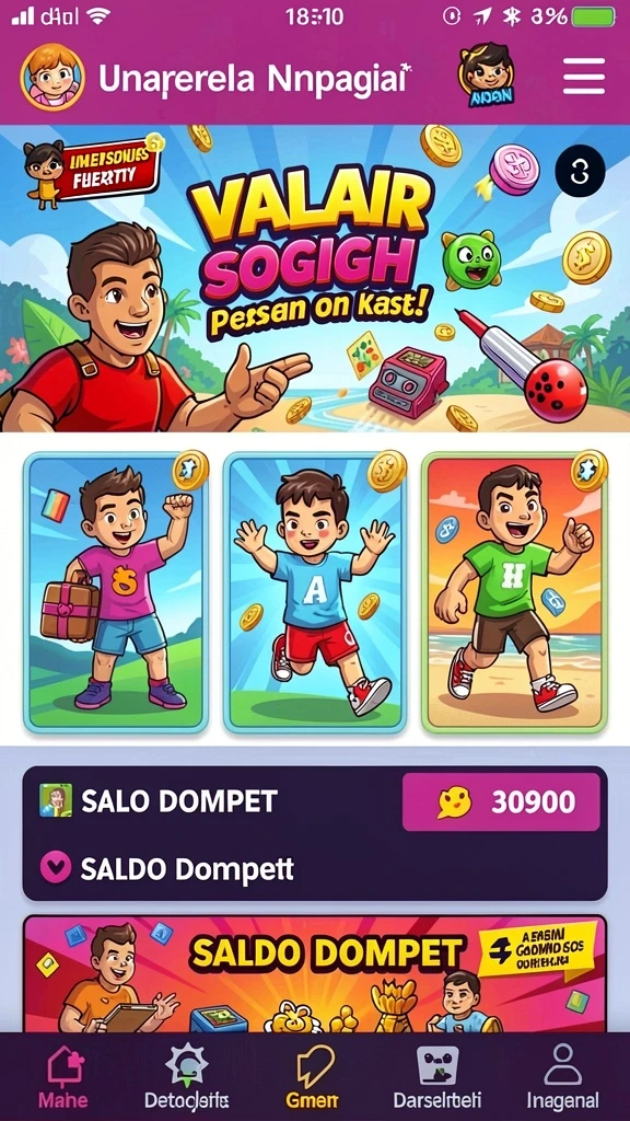 Tangkapan layar menampilkan grafis yang memukau dari game.