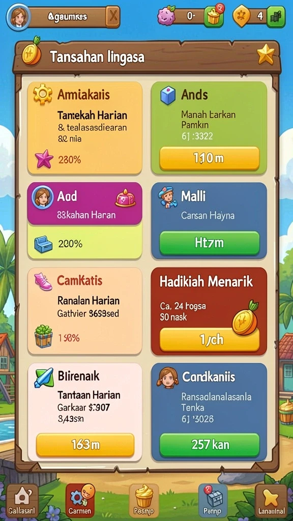 Level menantang yang memicu adrenalin setiap pemain.
