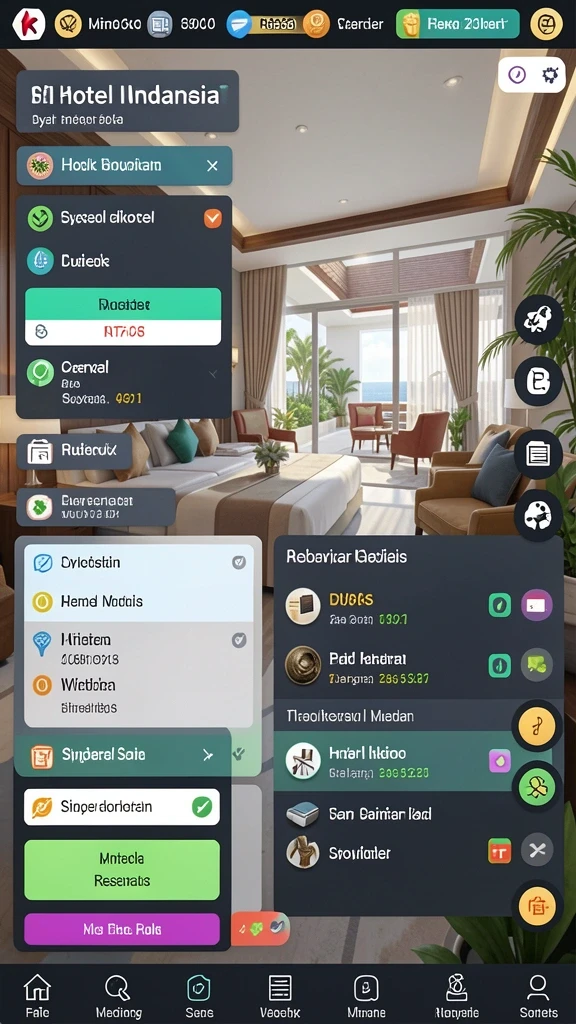 Tampilan grafis yang menakjubkan dalam game.