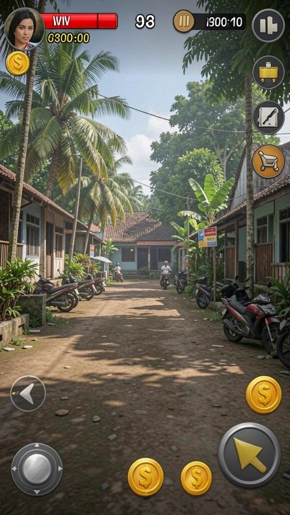 Momen seru dalam pertempuran melawan musuh.