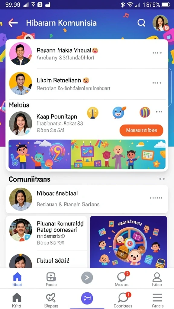 Screenshot ini menunjukkan karakter utama dalam aksi menarik.